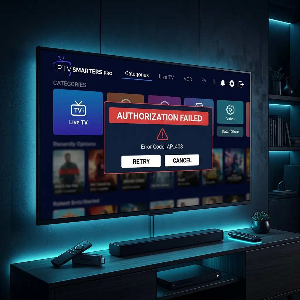 How to Fix IPTV Smarters Failed to Authorize