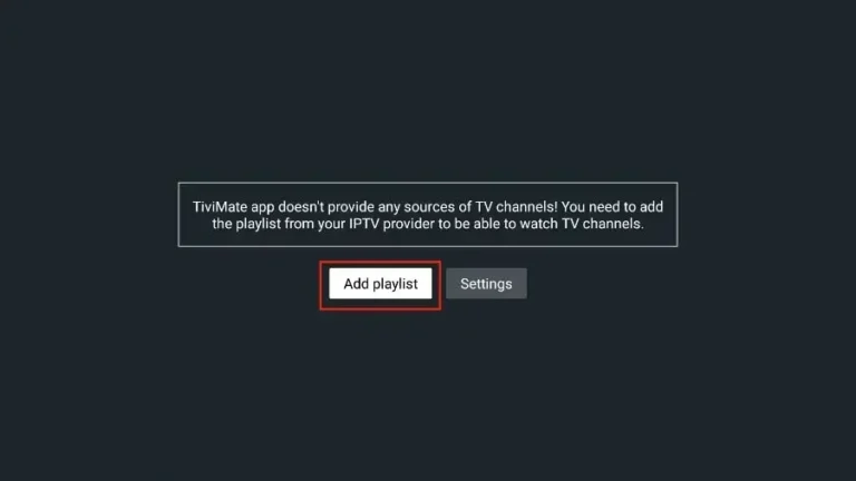 Saving and processing a playlist in TiviMate