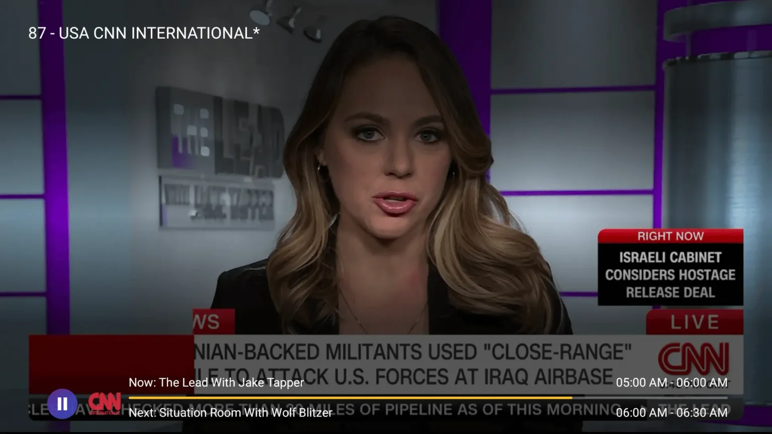 Testing playback quality in IPTV Smarters Pro