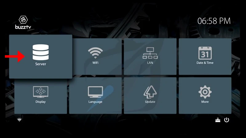 Kemo IPTV ready to watch on a BuzzTV box